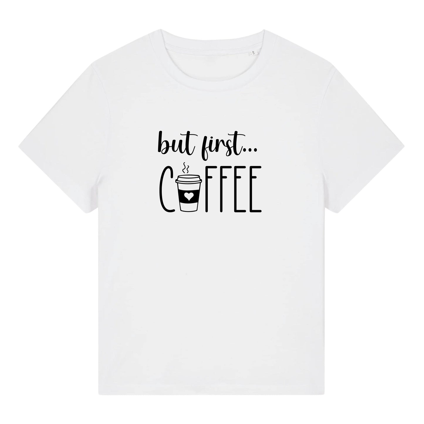 But first coffee - Frauen Premium Organic Shirt