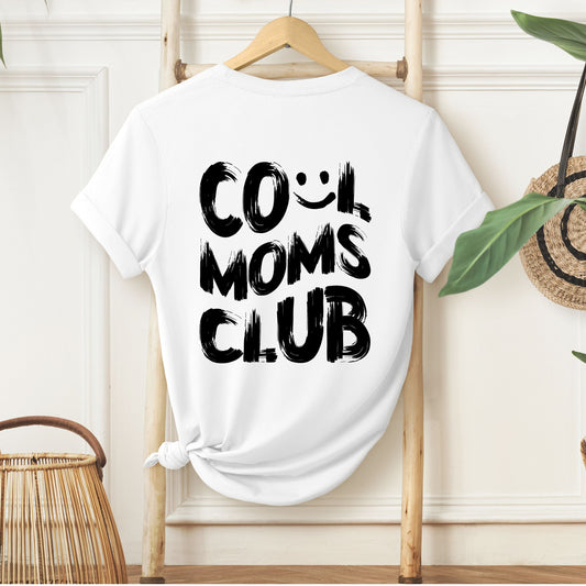 Cool Moms Club back - Frauen Premium Organic Shirt