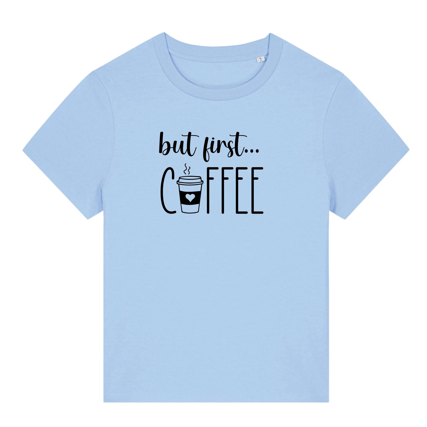 But first coffee - Frauen Premium Organic Shirt