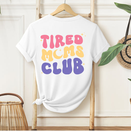 Tired moms club - moon - Frauen Premium Organic Shirt