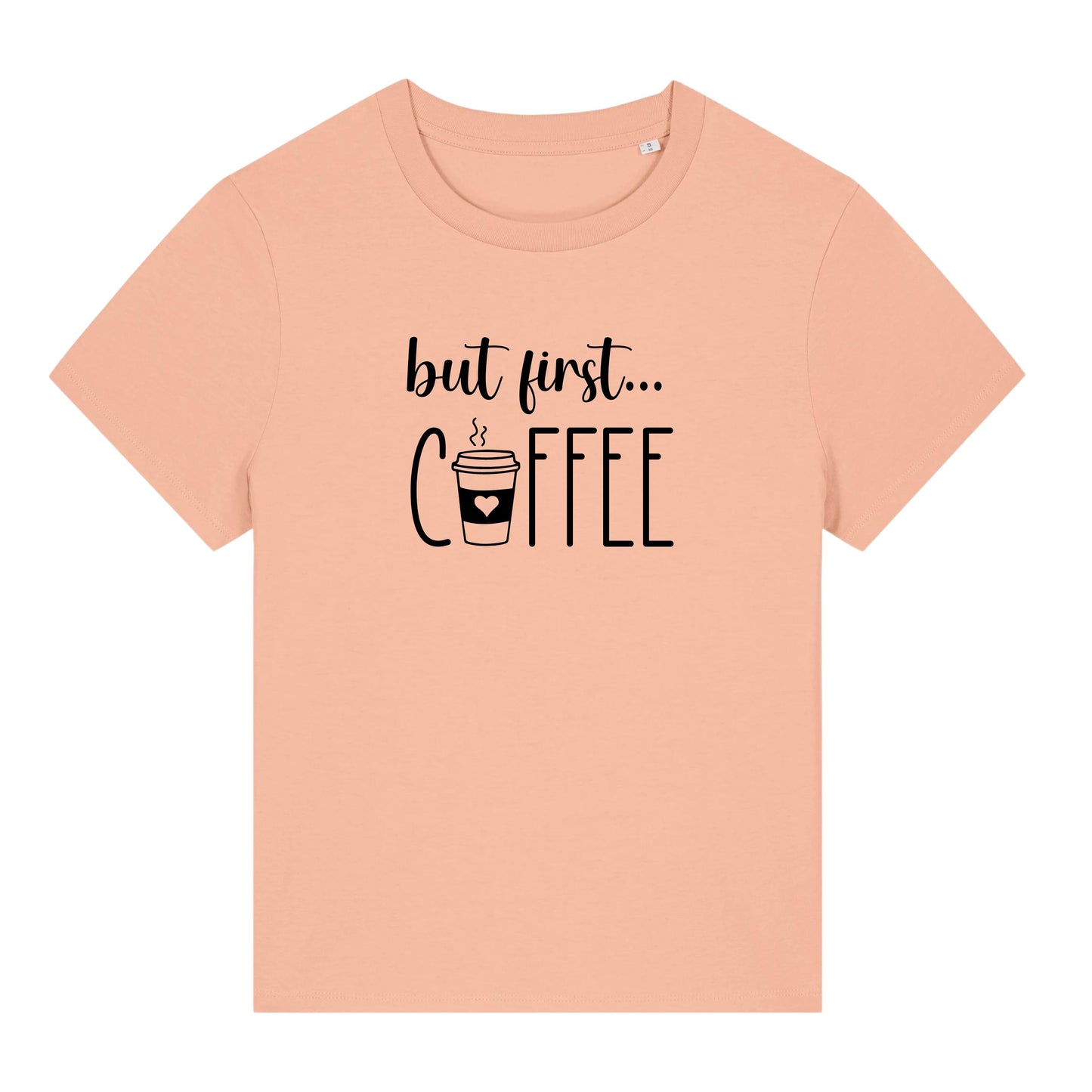 But first coffee - Frauen Premium Organic Shirt