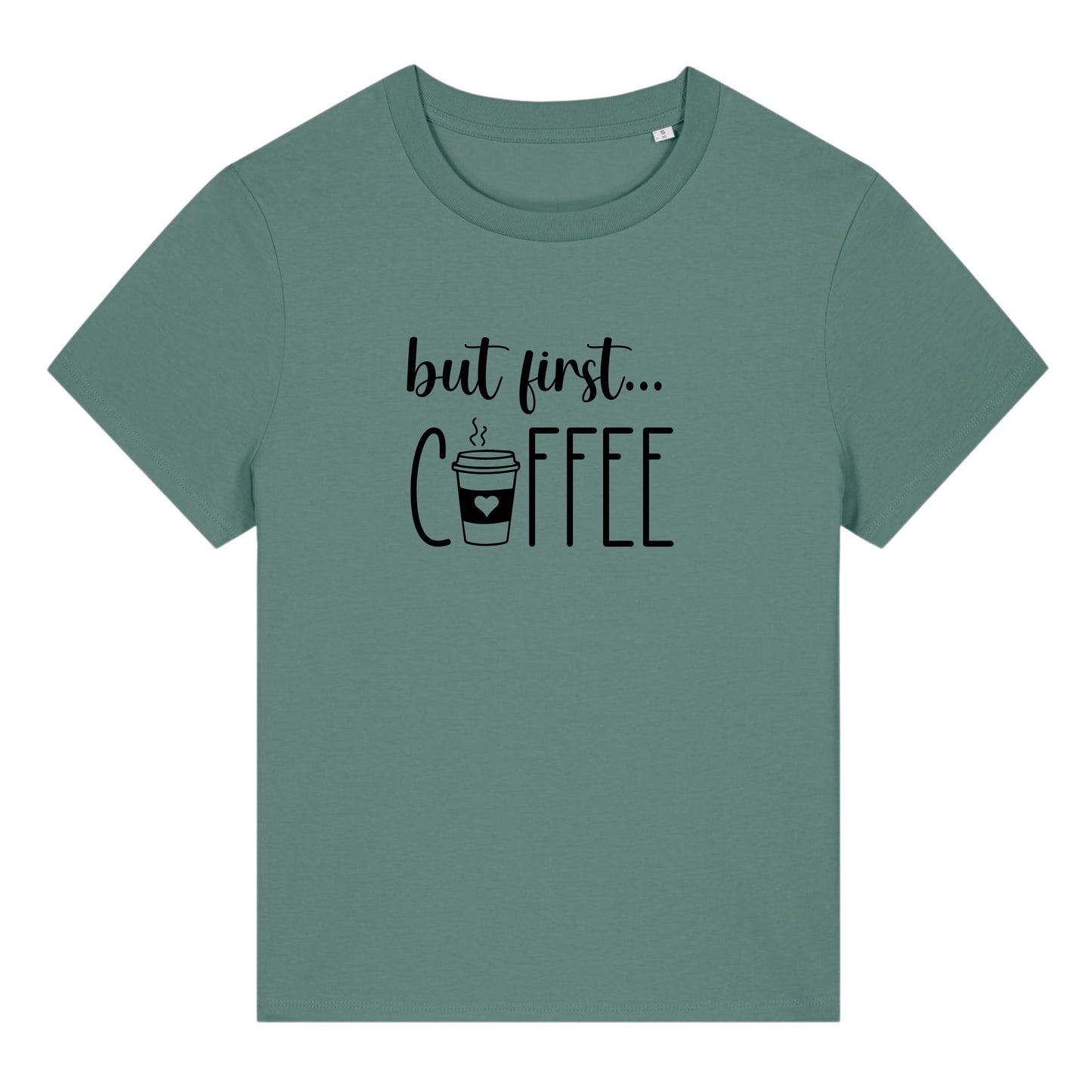 But first coffee - Frauen Premium Organic Shirt