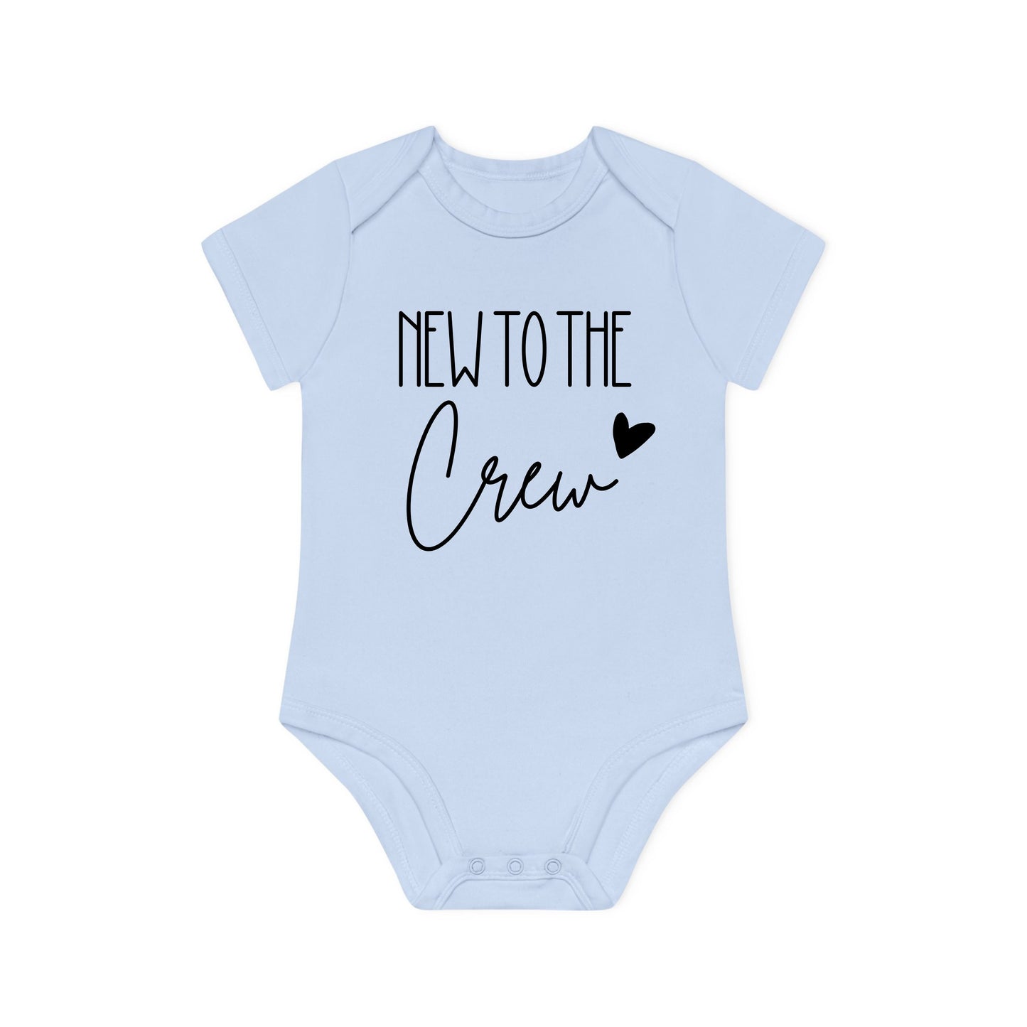 New to the crew (heart) - Premium Organic Baby Body