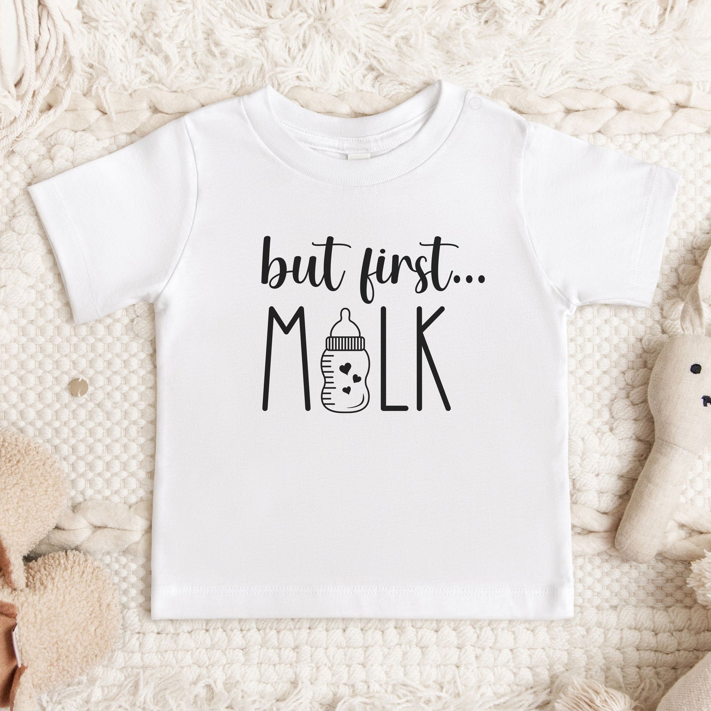 But first MILK - Premium Organic Baby T-Shirt