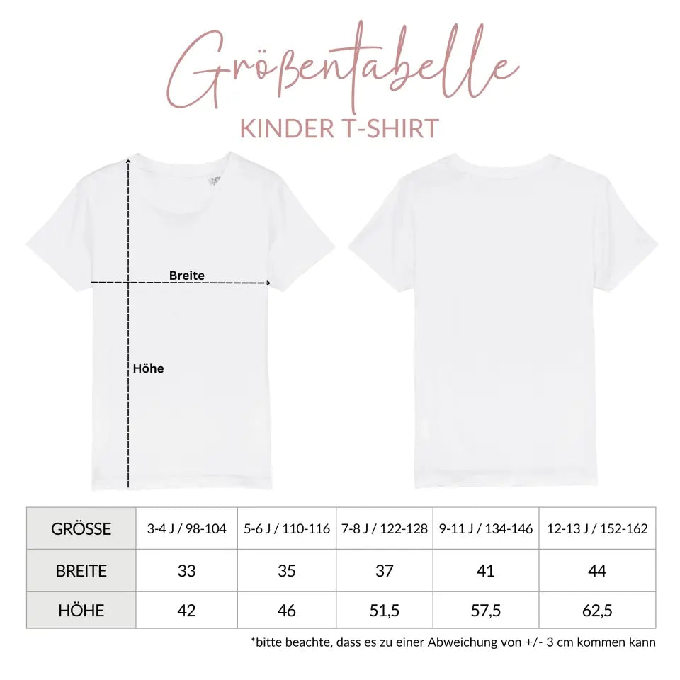 Geburtstagsshirt - Kinder Premium Organic T-Shirt (personalisierbar)