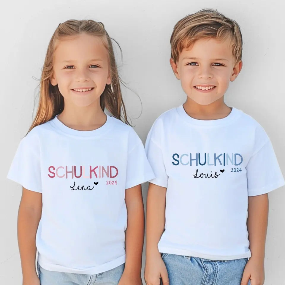 Schulkind - Kinder Premium Organic T-Shirt (personalisierbar)