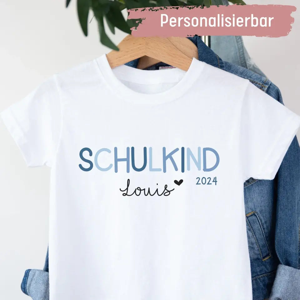 Schulkind - Kinder Premium Organic T-Shirt (personalisierbar)