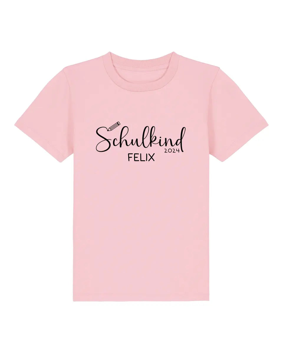 Schulkind Stift - Kinder Premium Organic T-Shirt (personalisierbar)