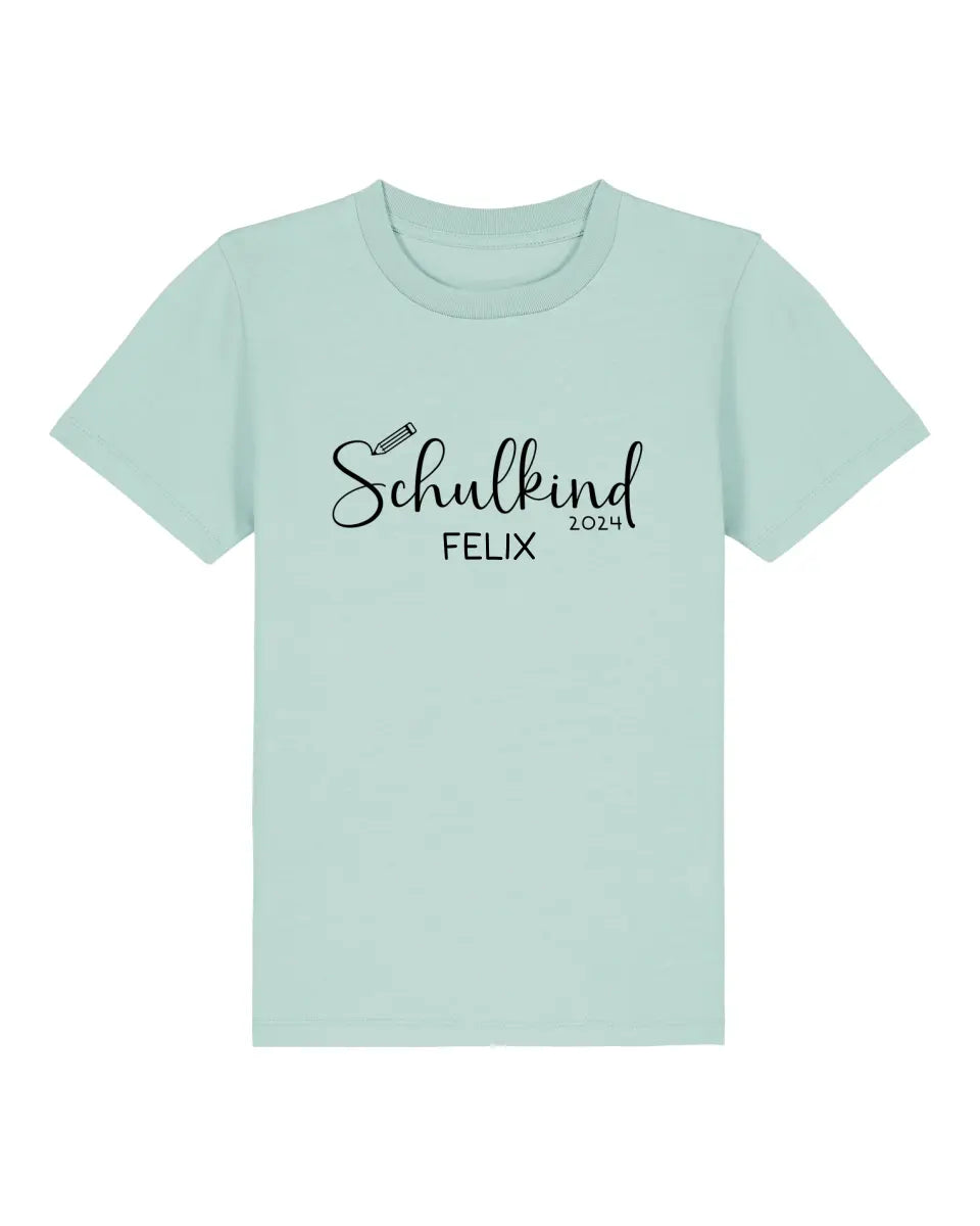 Schulkind Stift - Kinder Premium Organic T-Shirt (personalisierbar)