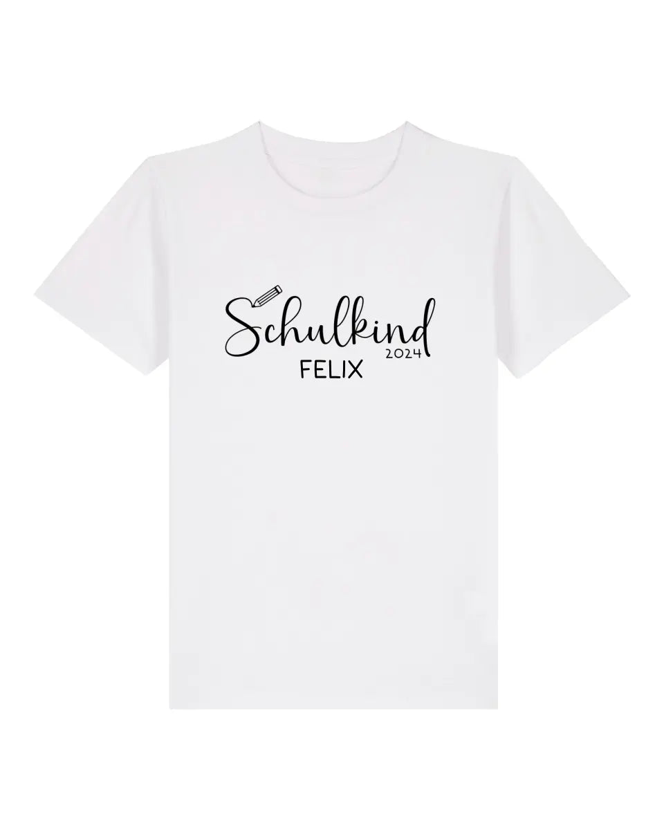 Schulkind Stift - Kinder Premium Organic T-Shirt (personalisierbar)