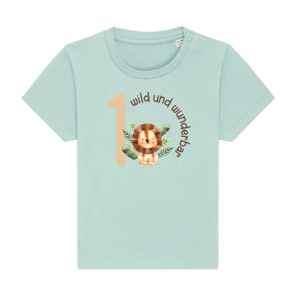 Wild und wunderbar - Baby Premium Organic T-Shirt (personalisierbar)