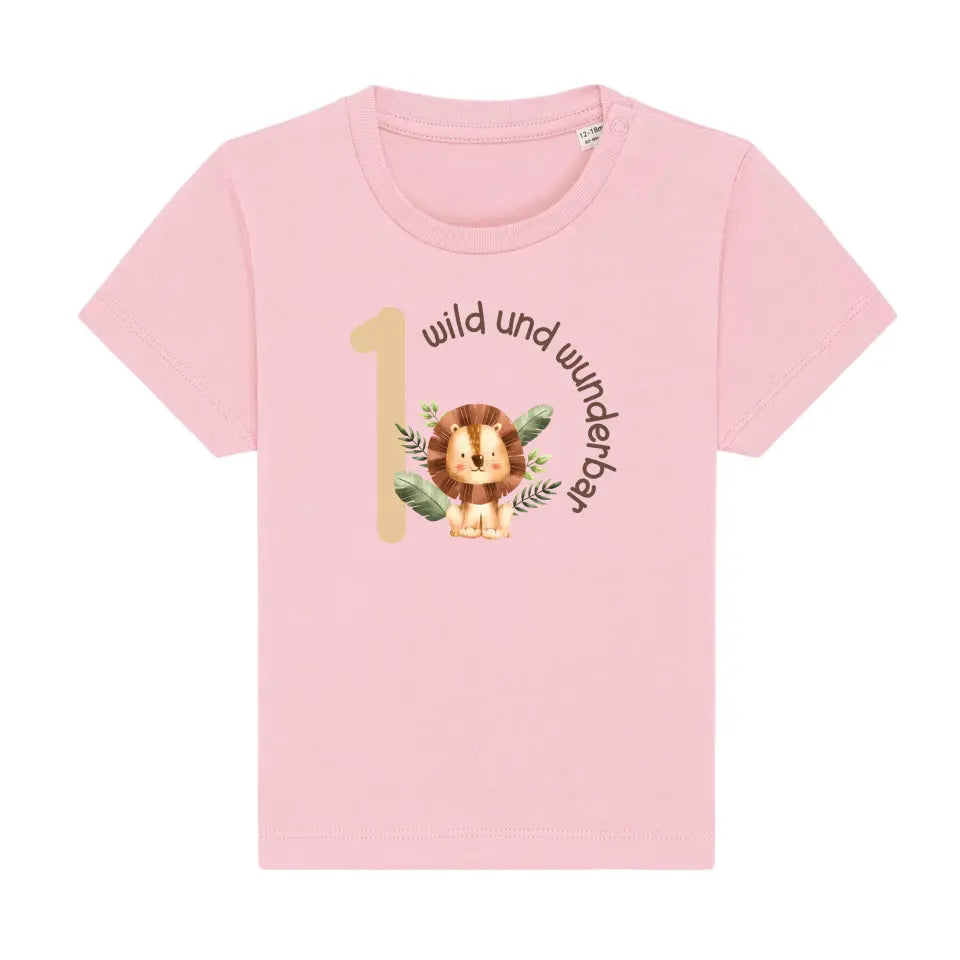 Wild und wunderbar - Baby Premium Organic T-Shirt (personalisierbar)