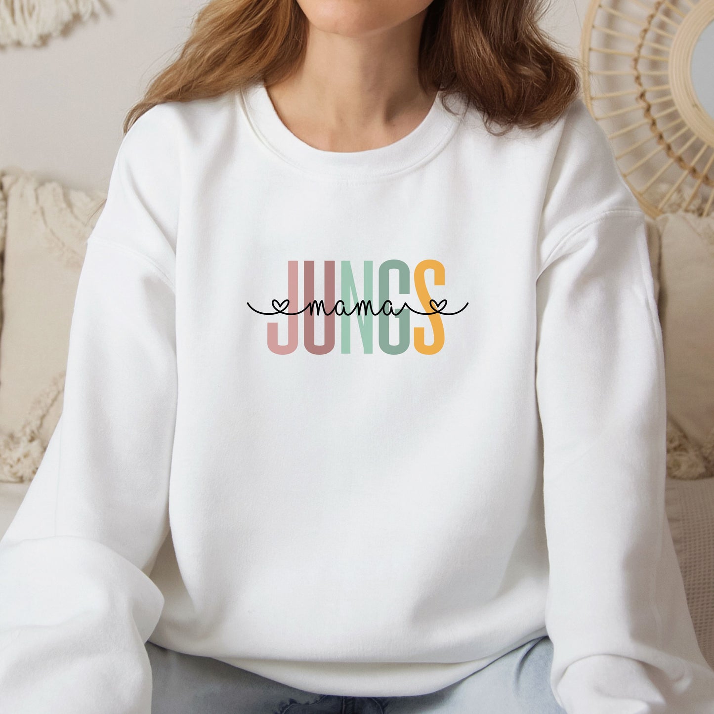 Jungsmama bunt - Unisex Organic Sweatshirt