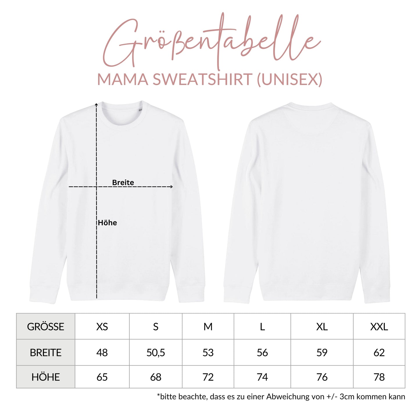 Jungsmama minimalistisch - Unisex Organic Sweatshirt